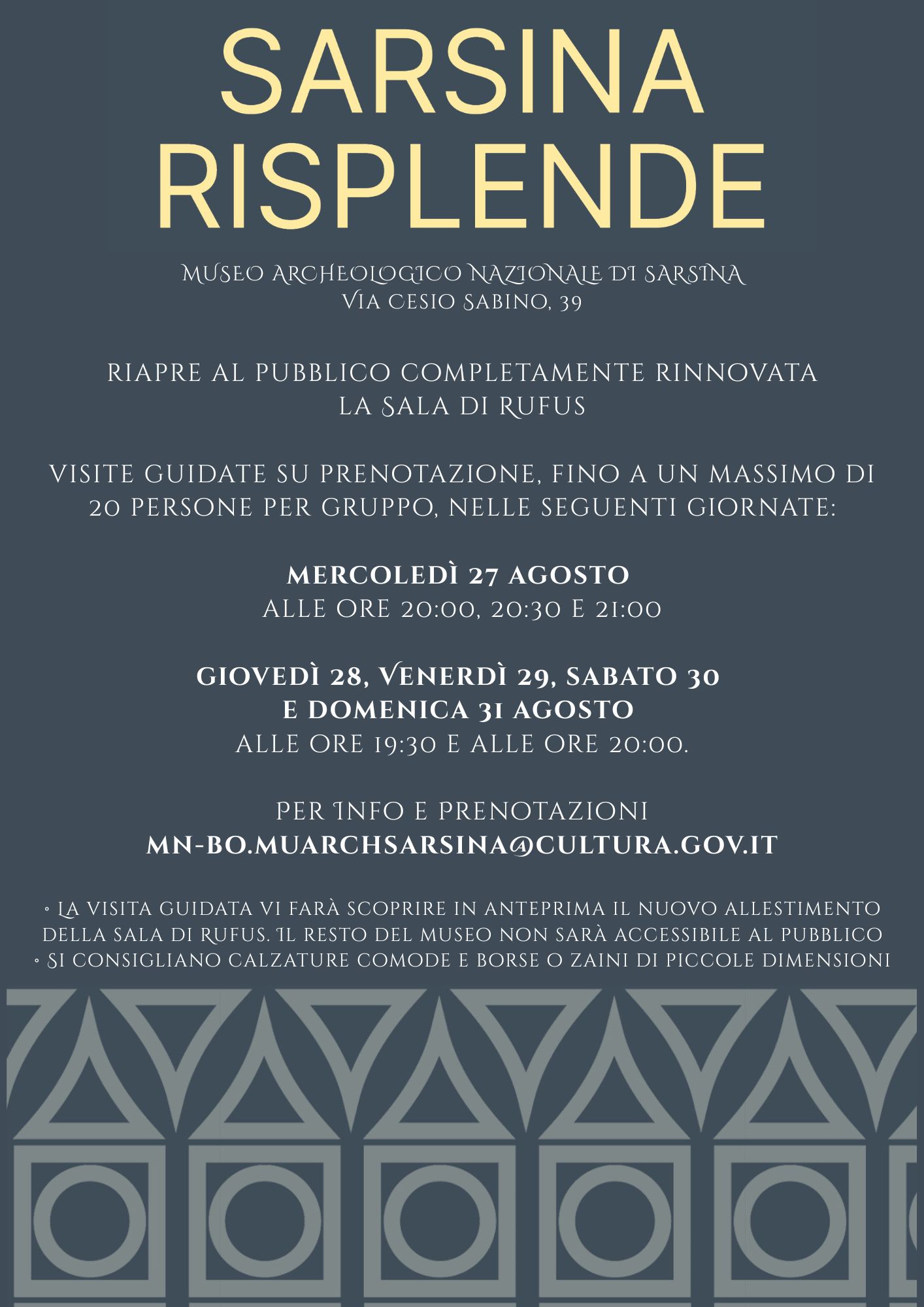 visite guidate agosto